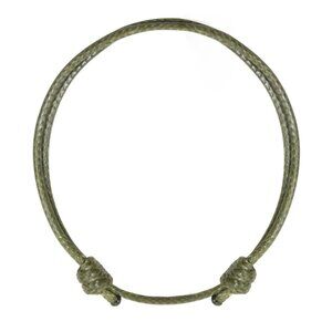 Adjustable Wax Nylon Cord Bracelet Unisex Minimalist Waterproof Outdoor Style